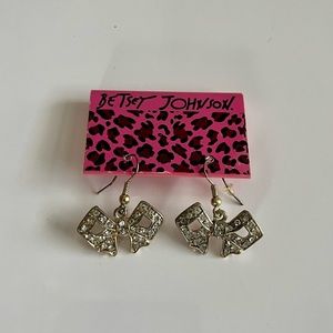 Betsey Johnson Bow Earrings